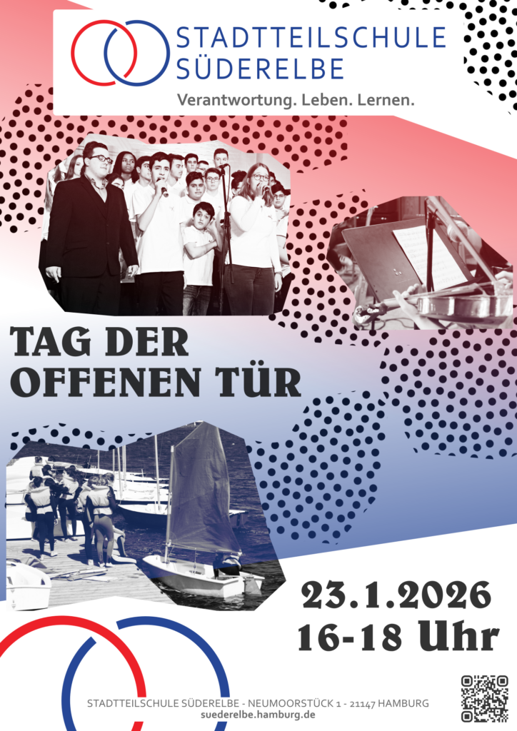 Plakat Tag der offenen Tür an der Schule